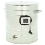 ΔΟΧΕΙΟ INOX ΔΙΠΥΘΜΕΝΟ ΘΕΡΜΑΙΝΟΜΕΝΟ 100Lt/ ~140kg ΜΕ ΚΑΝΟΥΛΑ ΙΝΟΧ LYSON