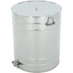 ΔΟΧΕΙΟ ΜΕΛΙΟΥ INOX 200L INOX D40 CLASSIC LYSON - Image 2